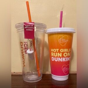 Dunkin Ltd Edition Keychain & Tumbler / Megan Thee Stallion Cup